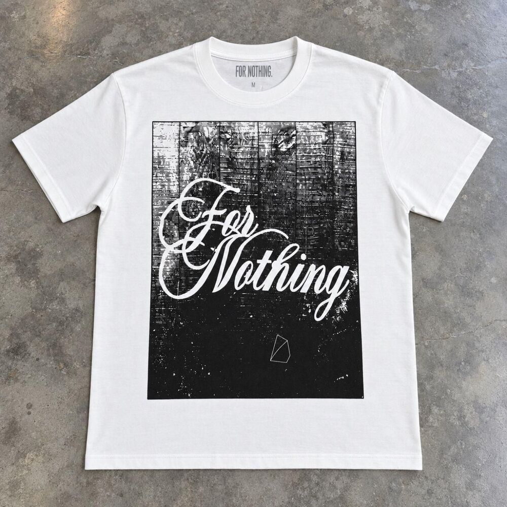 Unbranded Men's Black and White T-shirt